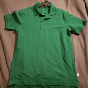 NWT dark green button up shirt GAP
